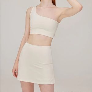 Girlfriend Collective Ivory Sport Skort